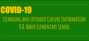School Closure Update for the Week of March 30, 2020