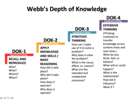 Focused Professional Development: Depth of Knowledge (DOK)