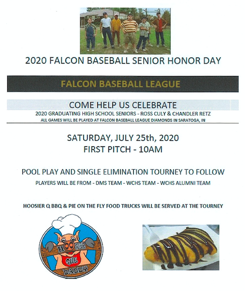 2020 Falcon Baseball Seniors
